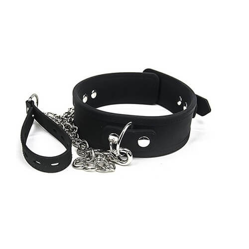 n10529-bound_to_please_silicone_collar_and_lead_set_2 Bound to Please Silicone Bondage Collar