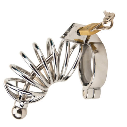 Impound Corkscrew Metal Cock Cage