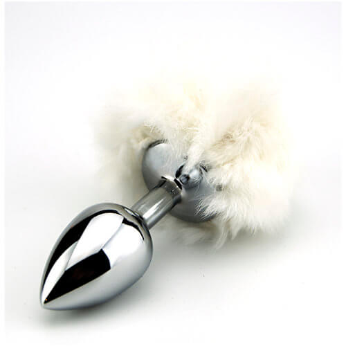 n10423-furry-fantasy-white-bunny-tail-2_1 Furry Fantasy Metal Anal Sex Toy with Tail