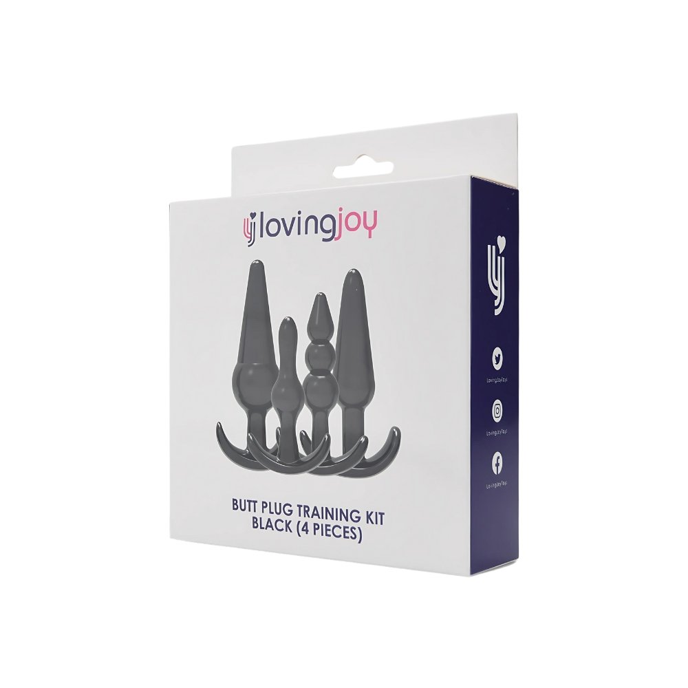 Joy Plug Loving Joy Butt Plug Training Kit Black | Loving Joy