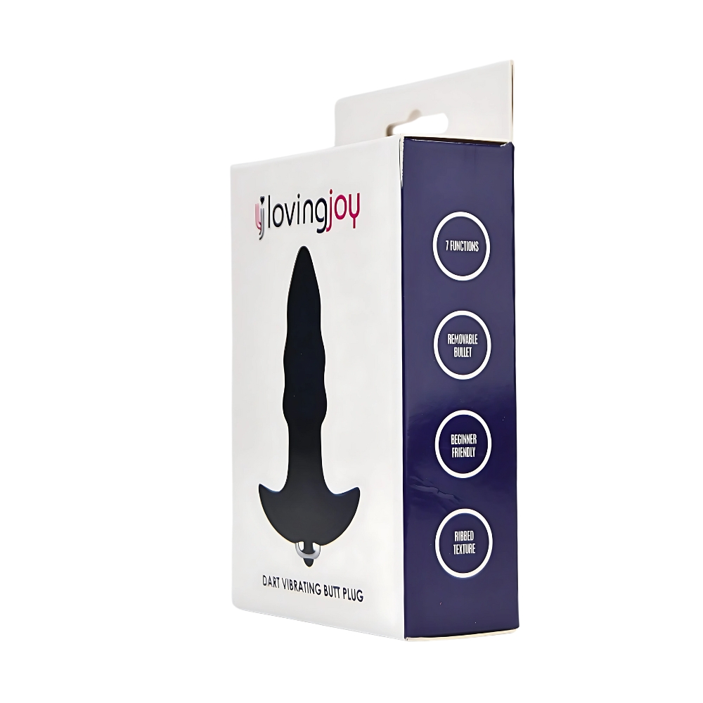 n12728-loving-joy-dart-7-function-vibrating-butt-plug-pkg-1