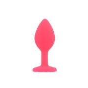 Toosh Pink Silicone Butt Plug Small