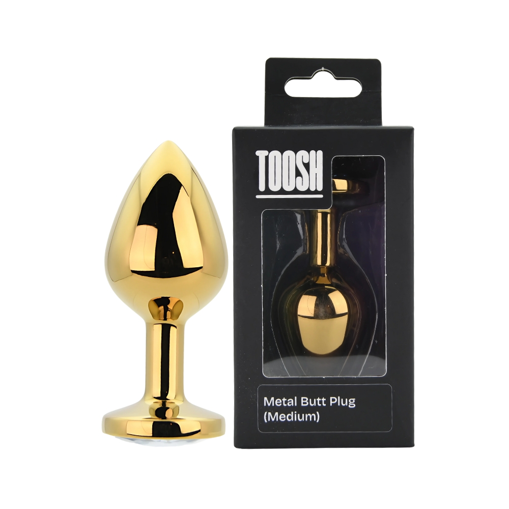 n12818-toosh-gold-metal-butt-plug-medium-clear-stone-pkg-duo